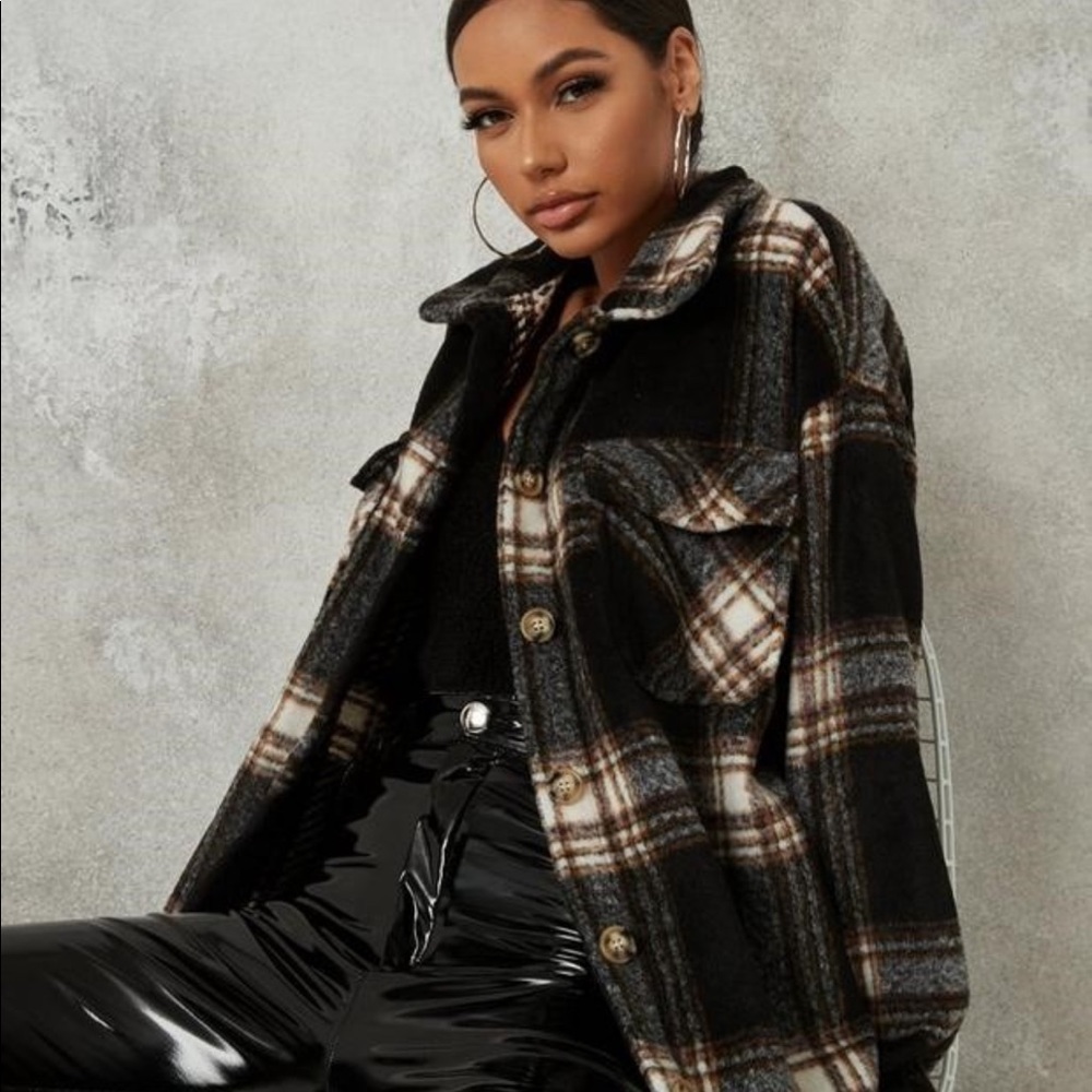 New Missguided shacket shirt jacket
